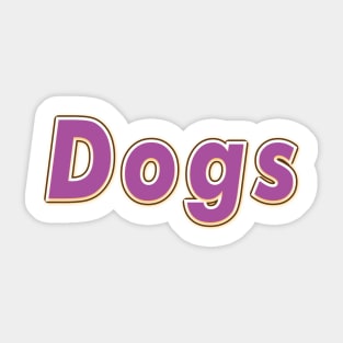 Dogs (PINK FLOYD) Sticker